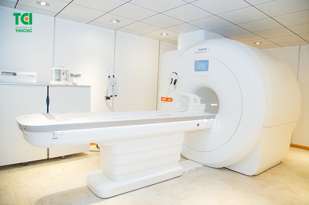 The MRI machine at Thu Cuc Department of Diagnostic Imaging