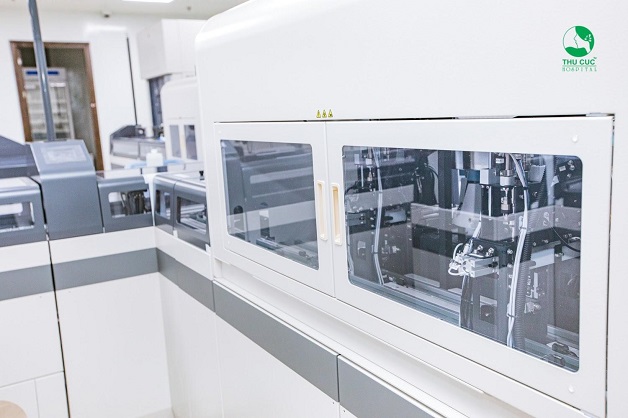 The Laboratory - The robotic automated testing system can perform up to tens of thousands of tests per day